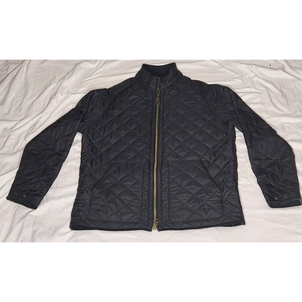 Vintage Polo Ralph Lauren Quilted‎ Riding Jacket Size Xl Black See Pictures